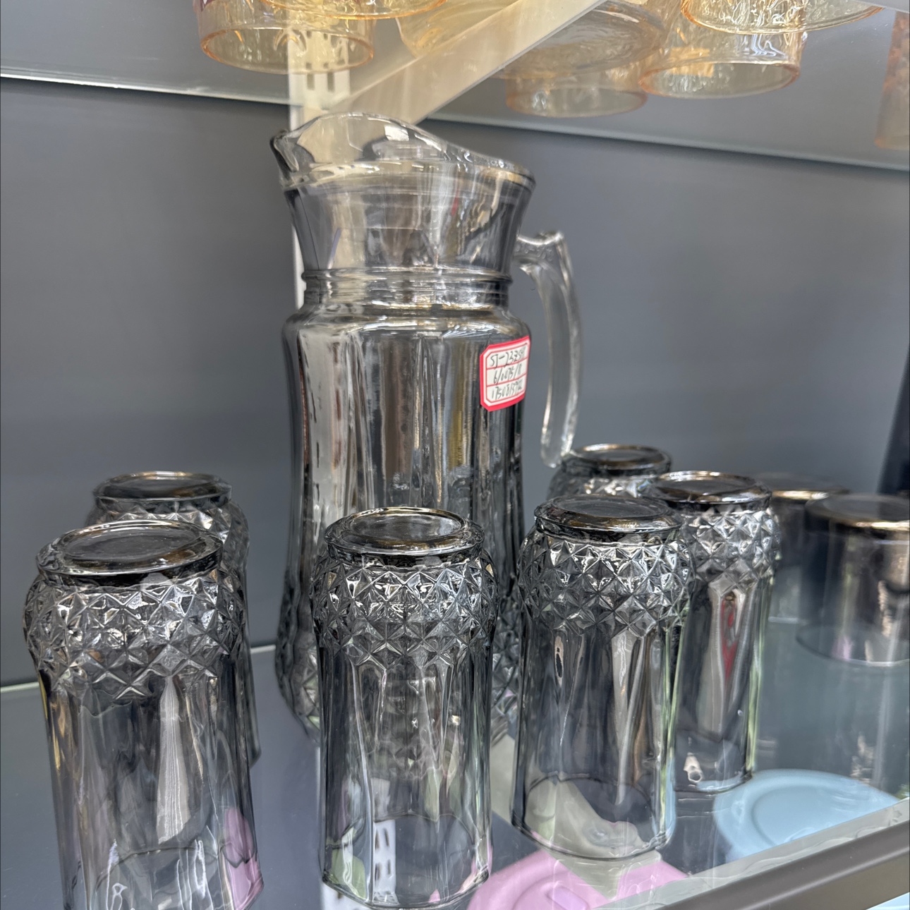 电镀七件套玻璃水具