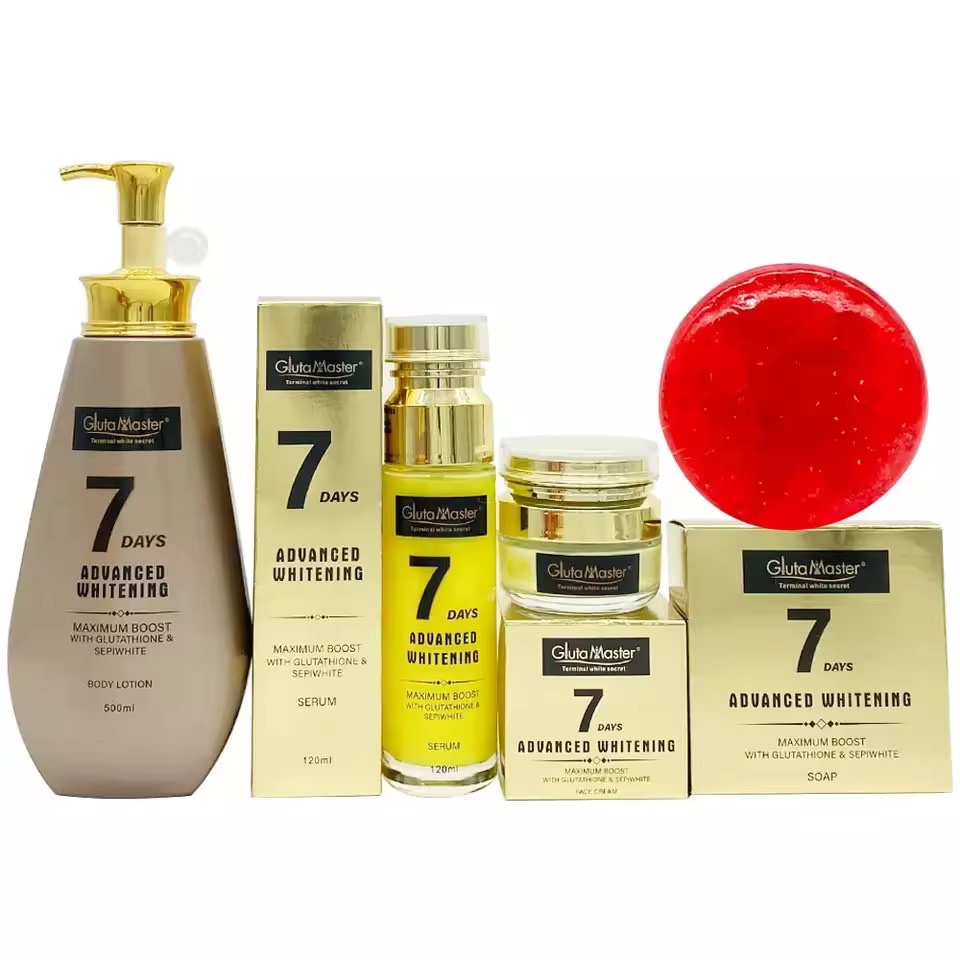 Gluta Master 7 Days Advanced Whitening Skincare Set for Afican skin