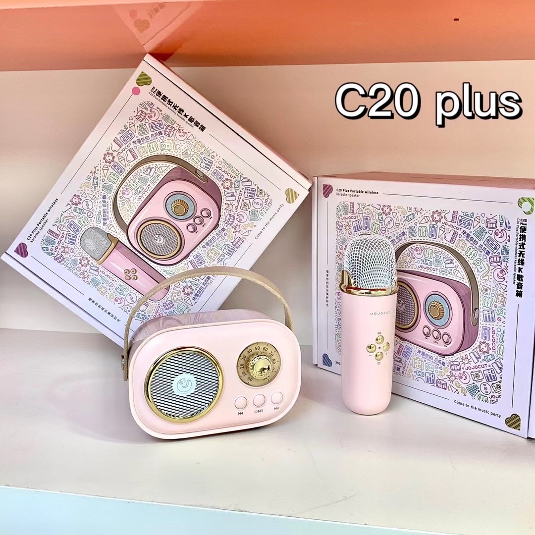 New product C20 Mini Bluetooth Karaoke Speaker, home outdoor entertainment wireless microphone audio, cross-border retail and wholesale Specification image