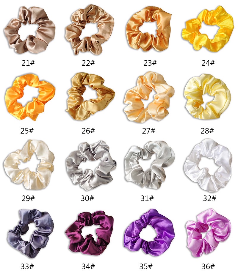Fashionable accessories: Large intestine hair bands, hair ties, hair bands, versatile hair accessories, hair bundles, hair clips, simple hair accessories, women's hair bands, large intestine hair bands Specification image