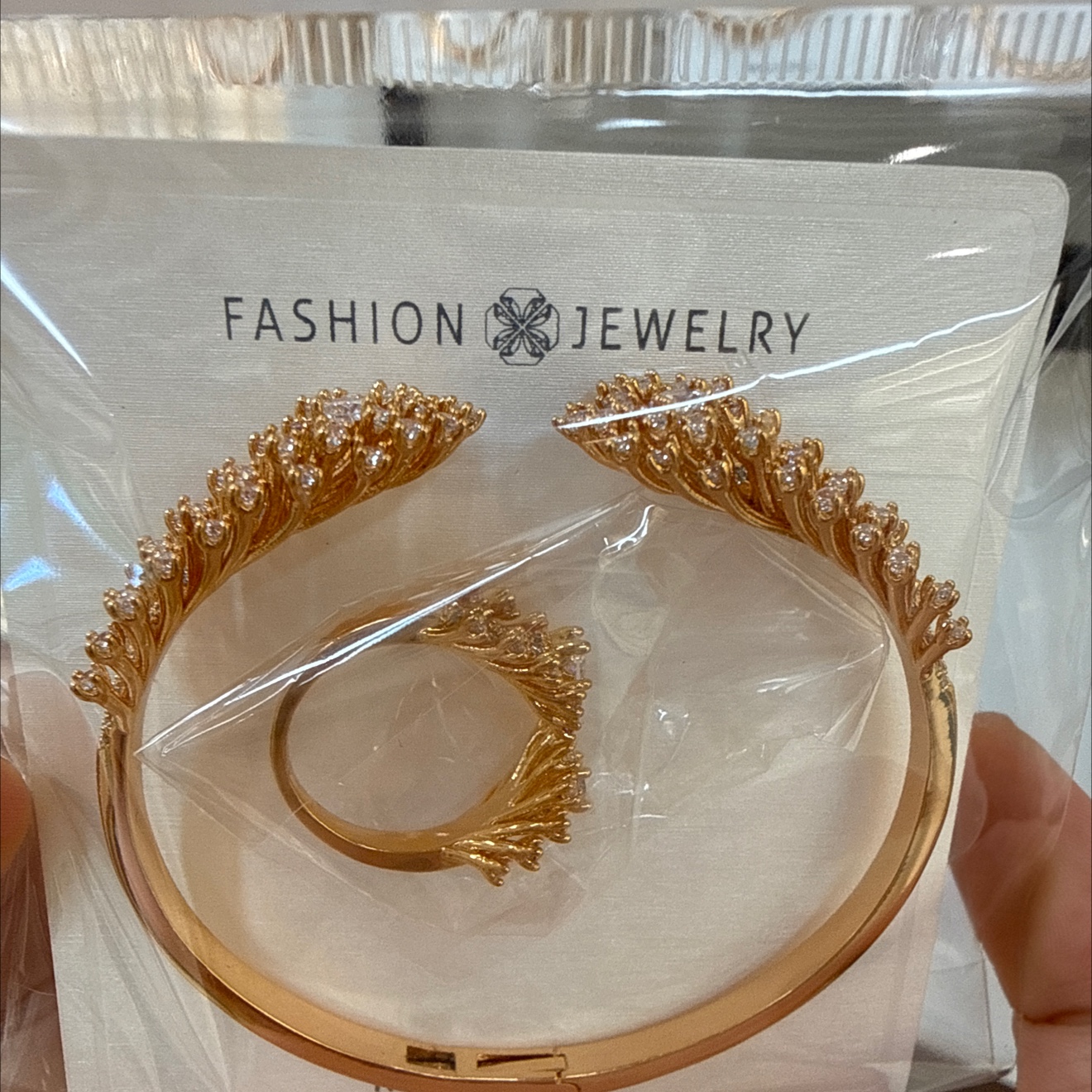 男士不规则时尚手链女款金色手镯百搭潮流手饰男女通用款