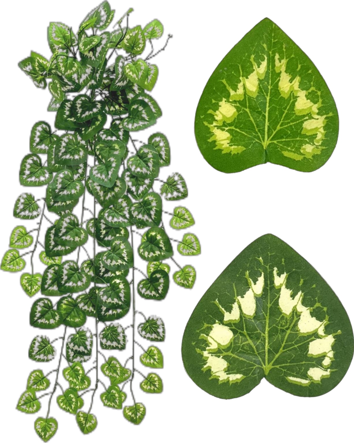 壁挂仿真绿植仿真绿萝壁挂植物室内装饰绿藤人造塑料壁挂花吊篮藤条壁挂假绿植