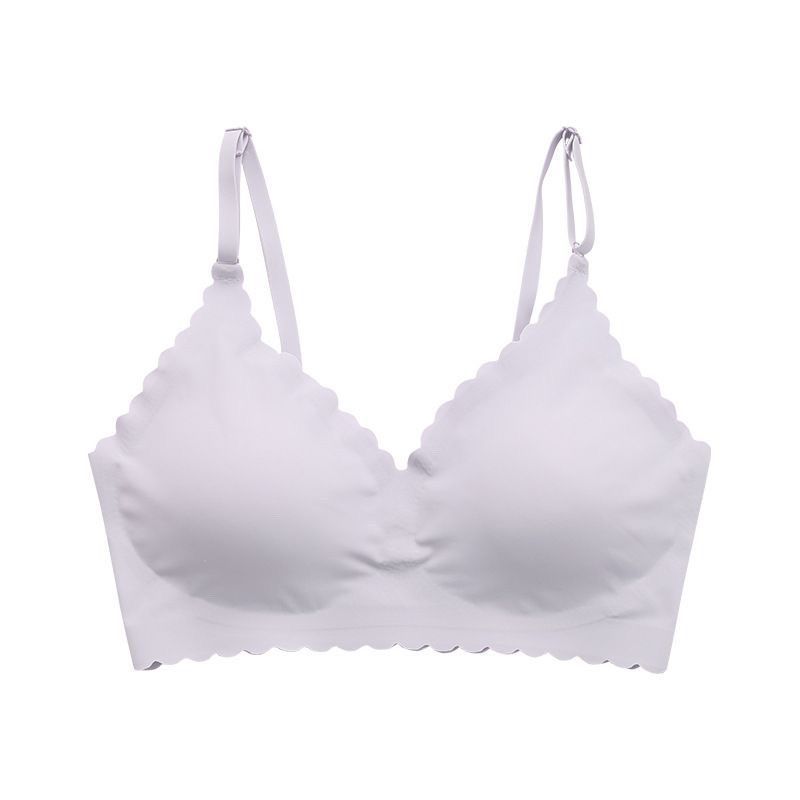 Ice Silk Summer rims Free Girls' sports vest Bra, Light and thin Ice Silk Beautiful Back underwear, oversized ultra-thin underwear for chubby girls, Ice Silk Seamless undefined
