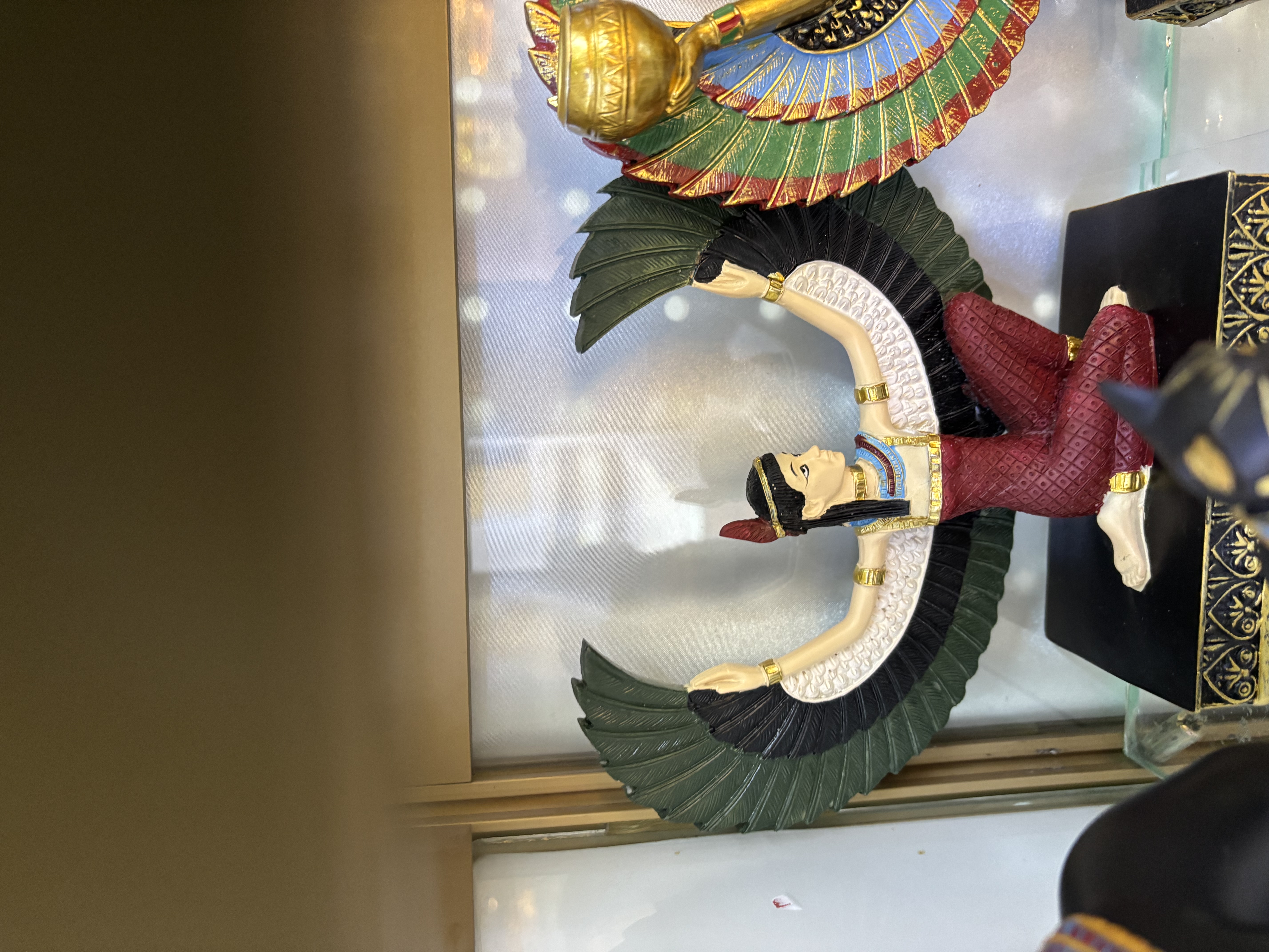 埃及女神彩绘树脂产品装饰工艺品佛像产品图