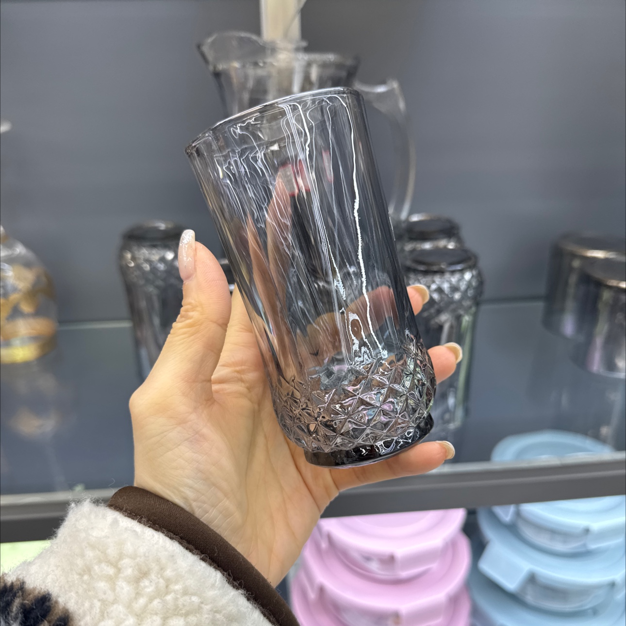电镀七件套玻璃水具产品图