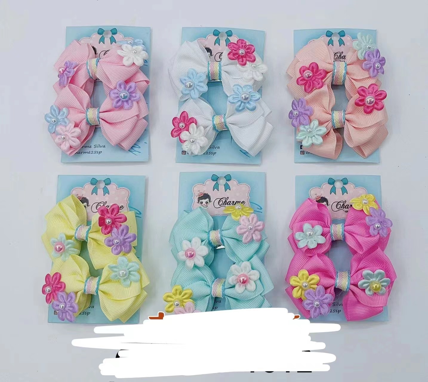 儿童夏季可爱汉服假发发饰婴儿发带发夹母婴用品宝宝连帽卡通发夹对夹