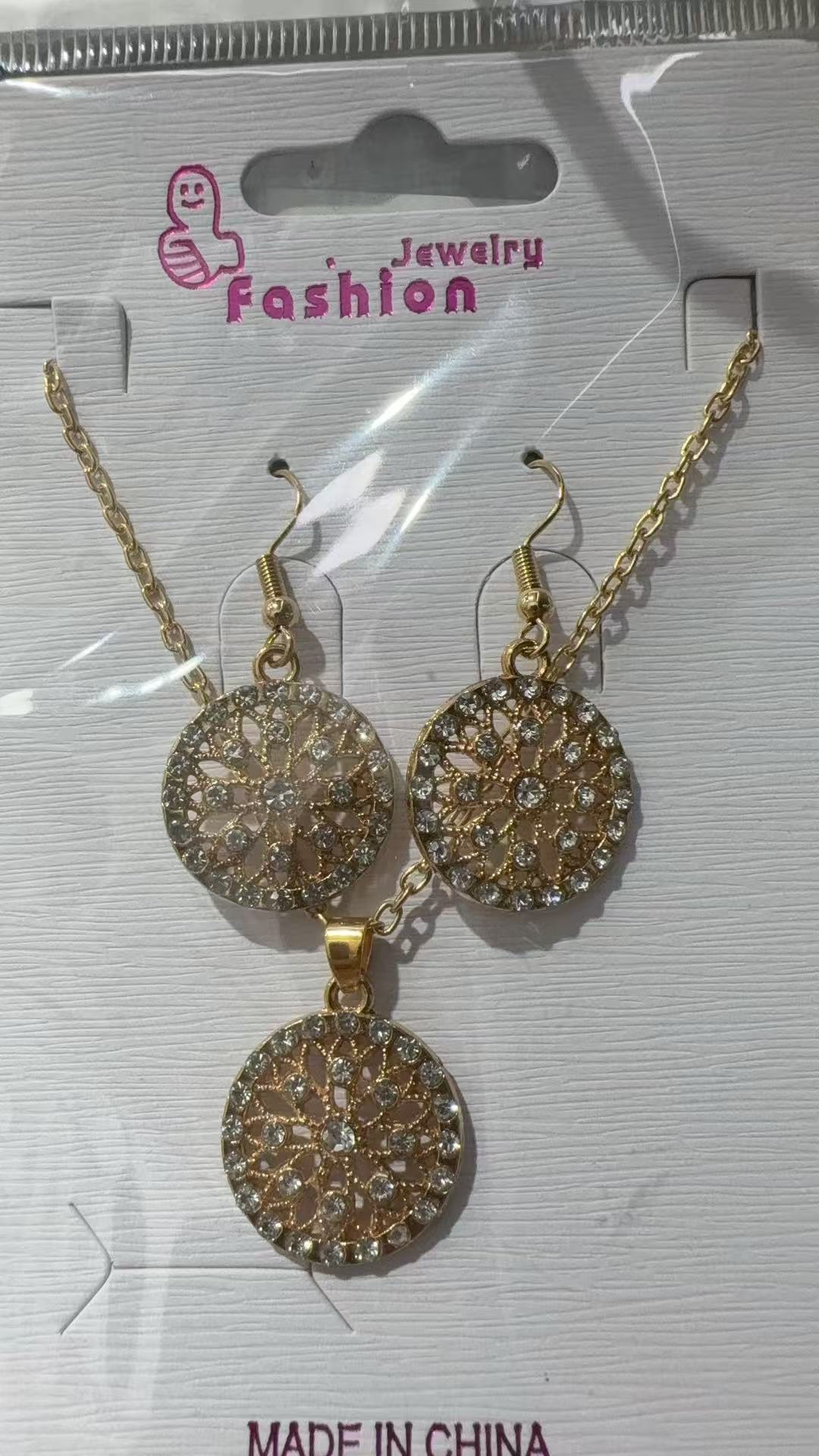 潮流银耳钉耳饰嘻哈风格饰品个性耳饰简约耳坠耳环女学生百搭款耳钉项链组合装嘻哈饰品