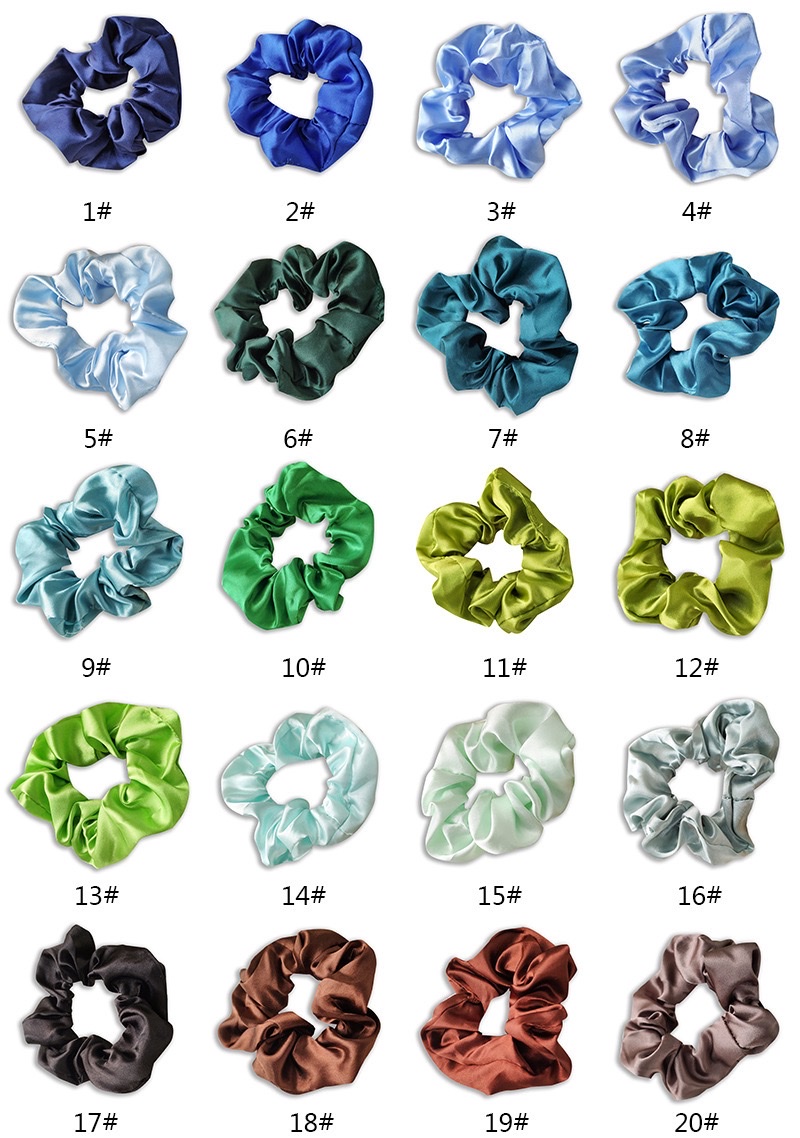 Fashionable accessories: Large intestine hair bands, hair ties, hair bands, versatile hair accessories, hair bundles, hair clips, simple hair accessories, women's hair bands, large intestine hair bands detail image 5