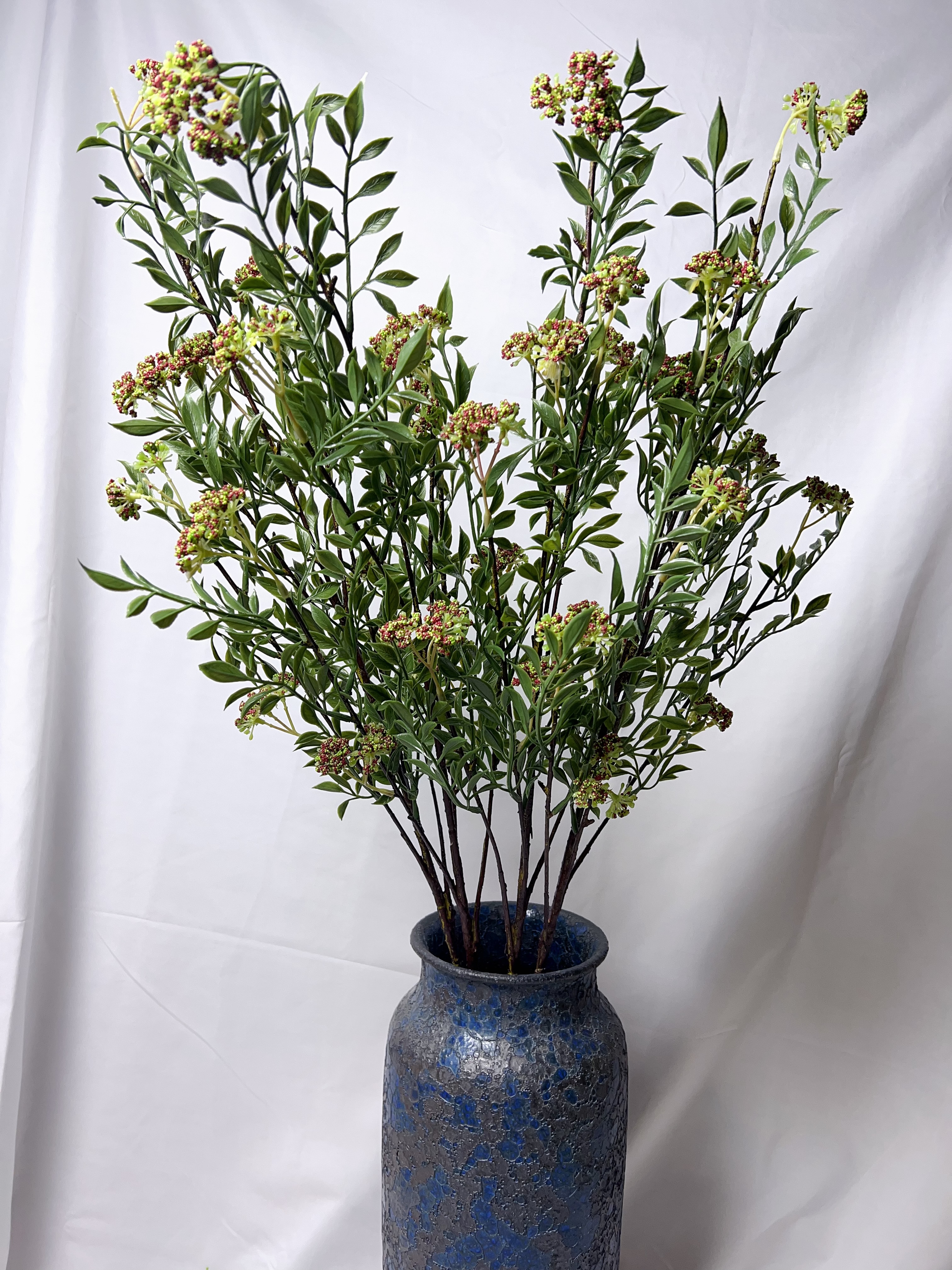 花园仿真花人造花客厅装饰摆设多色可选仿真花白底实物图