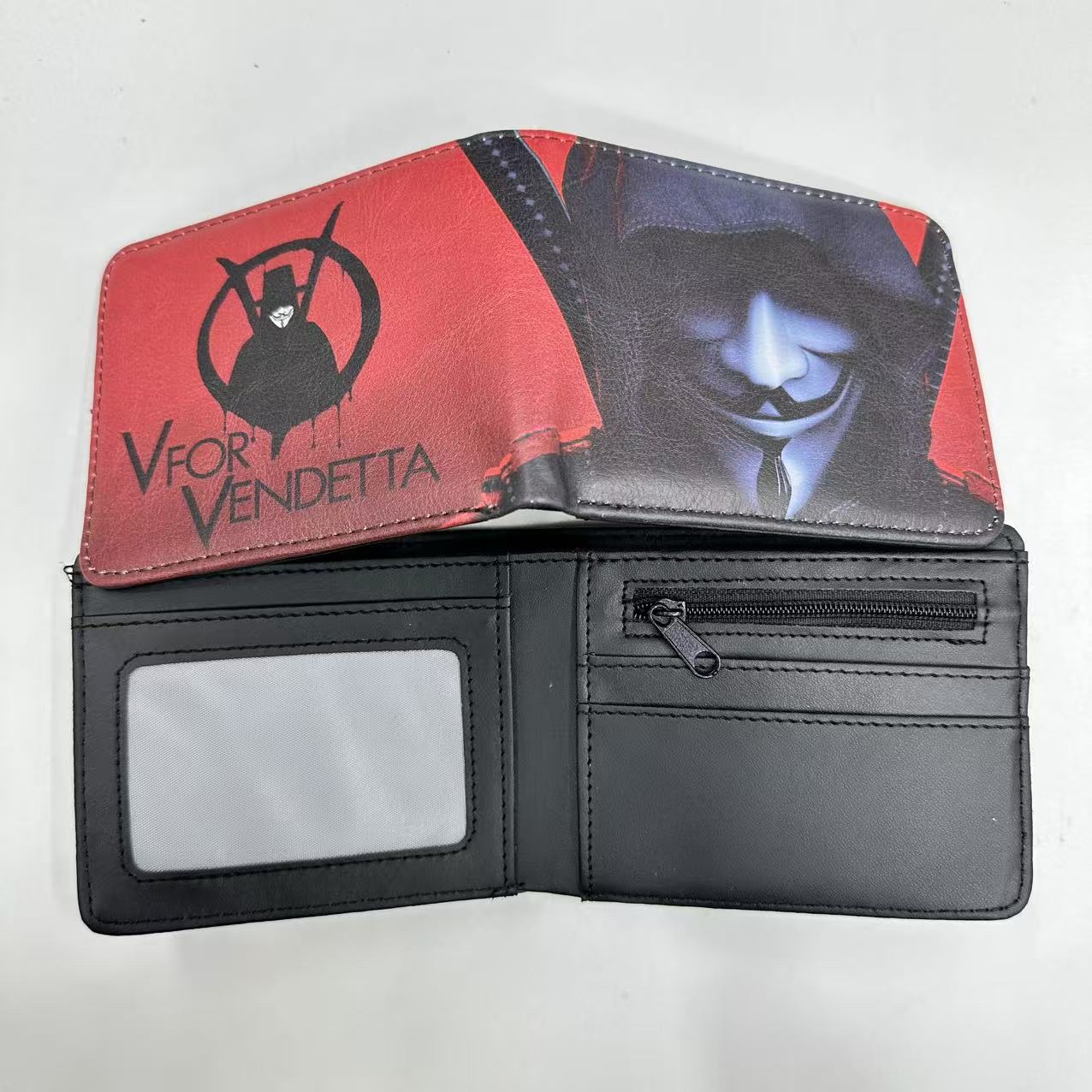 恐怖电影周边 黑色星期五 猛鬼街二折钱包多功能卡包钱夹 详情图5