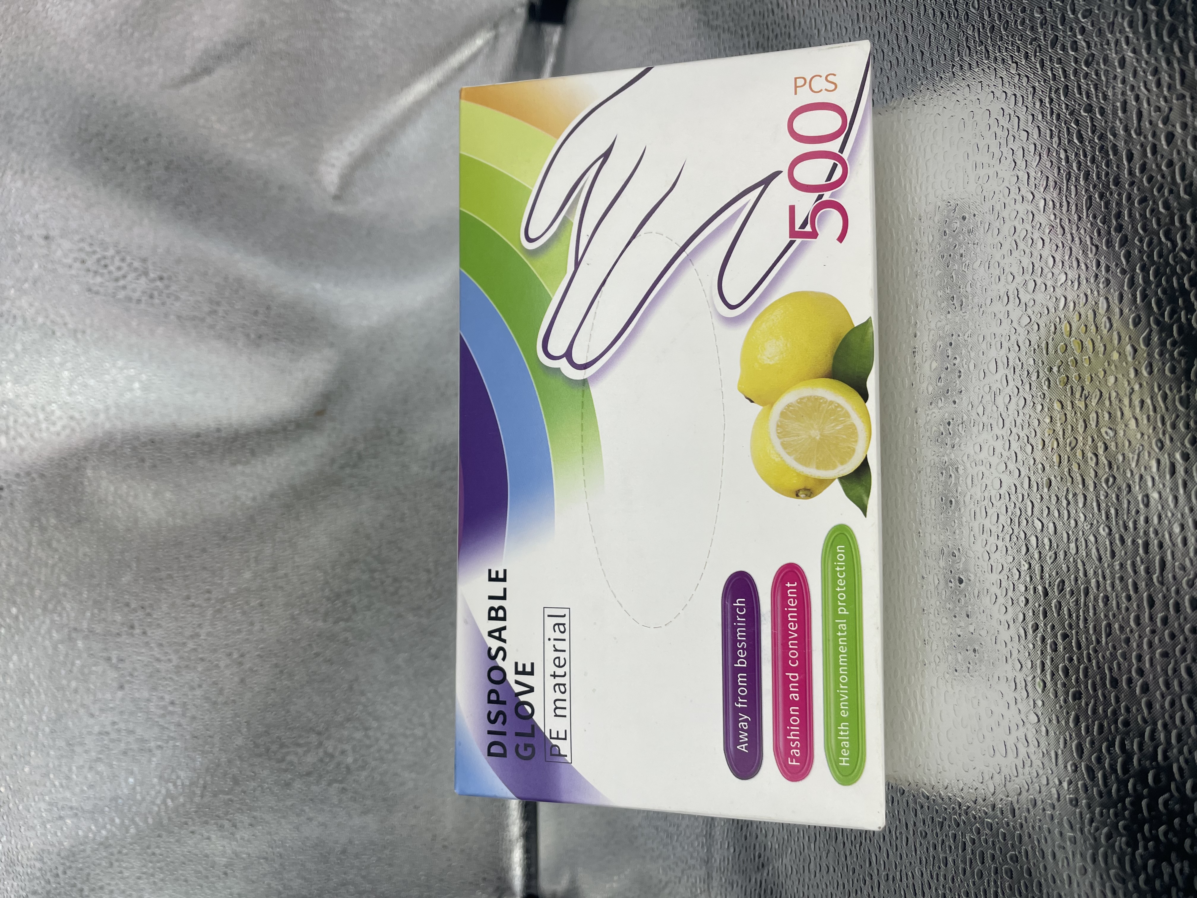 PE手套一次性抽取手套防护耐用医用食品用乳胶手套透明包装500只详情图3