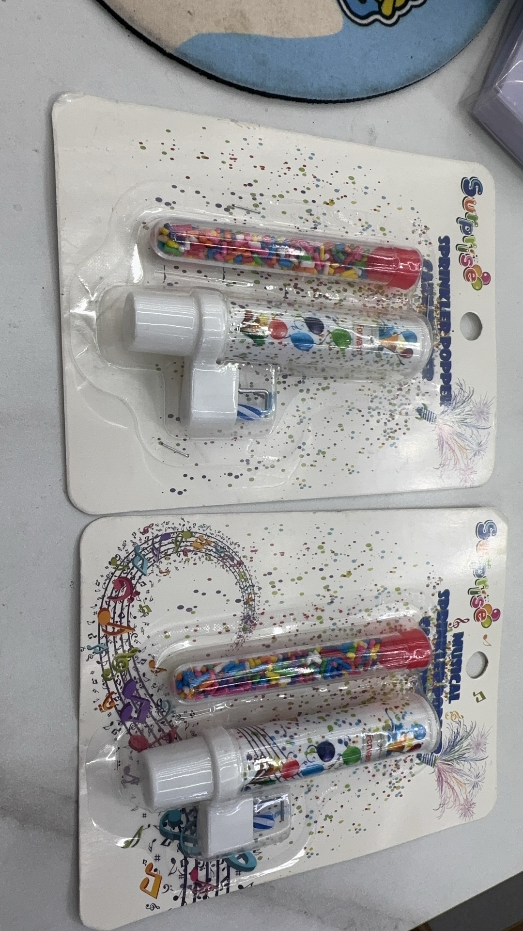 Best-selling sugar-sprayed music birthday candles Specification image