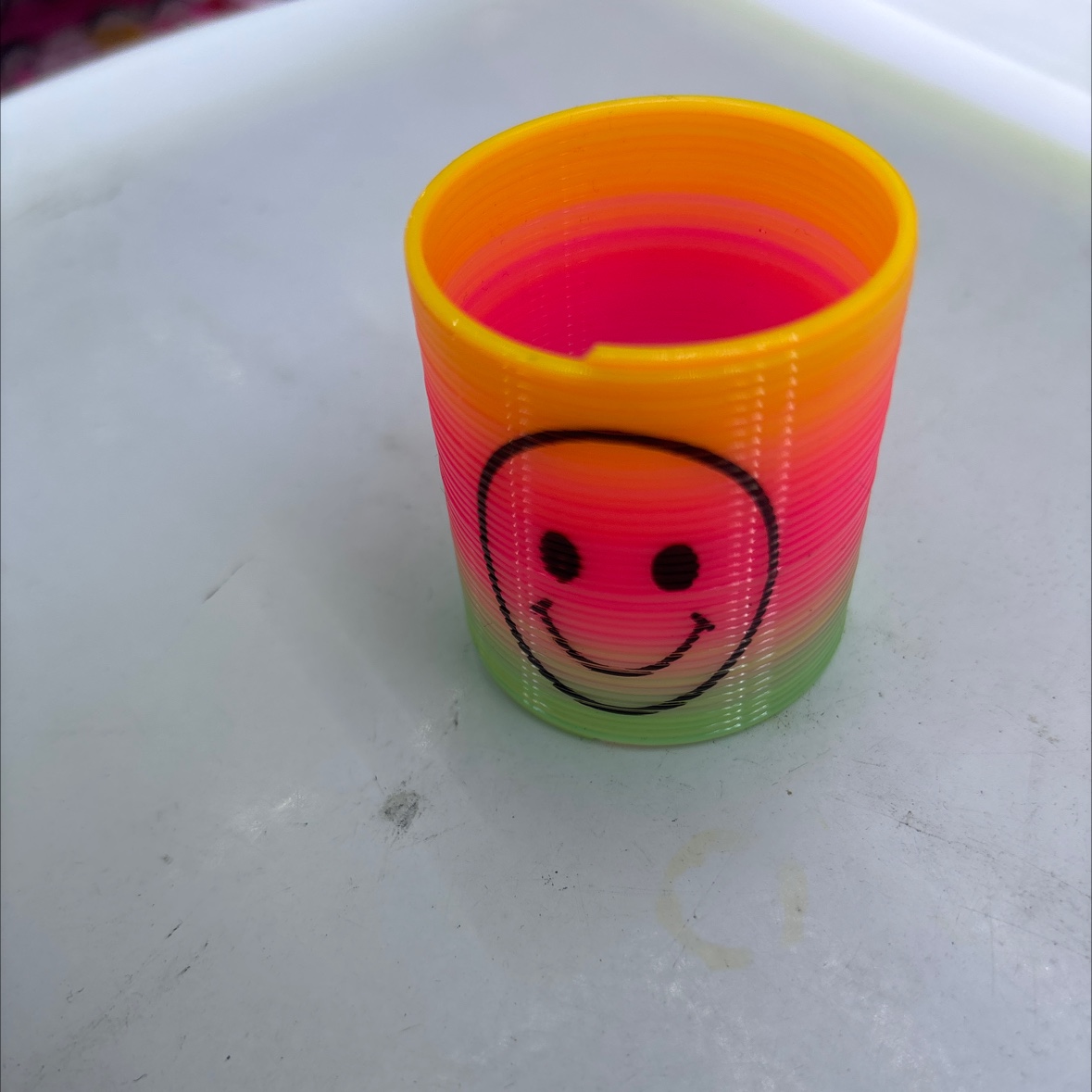 彩虹圈儿童玩具彩色塑料圈趣味运动益智游戏亲子互动彩虹色环装饰用品大号彩虹圈细节图