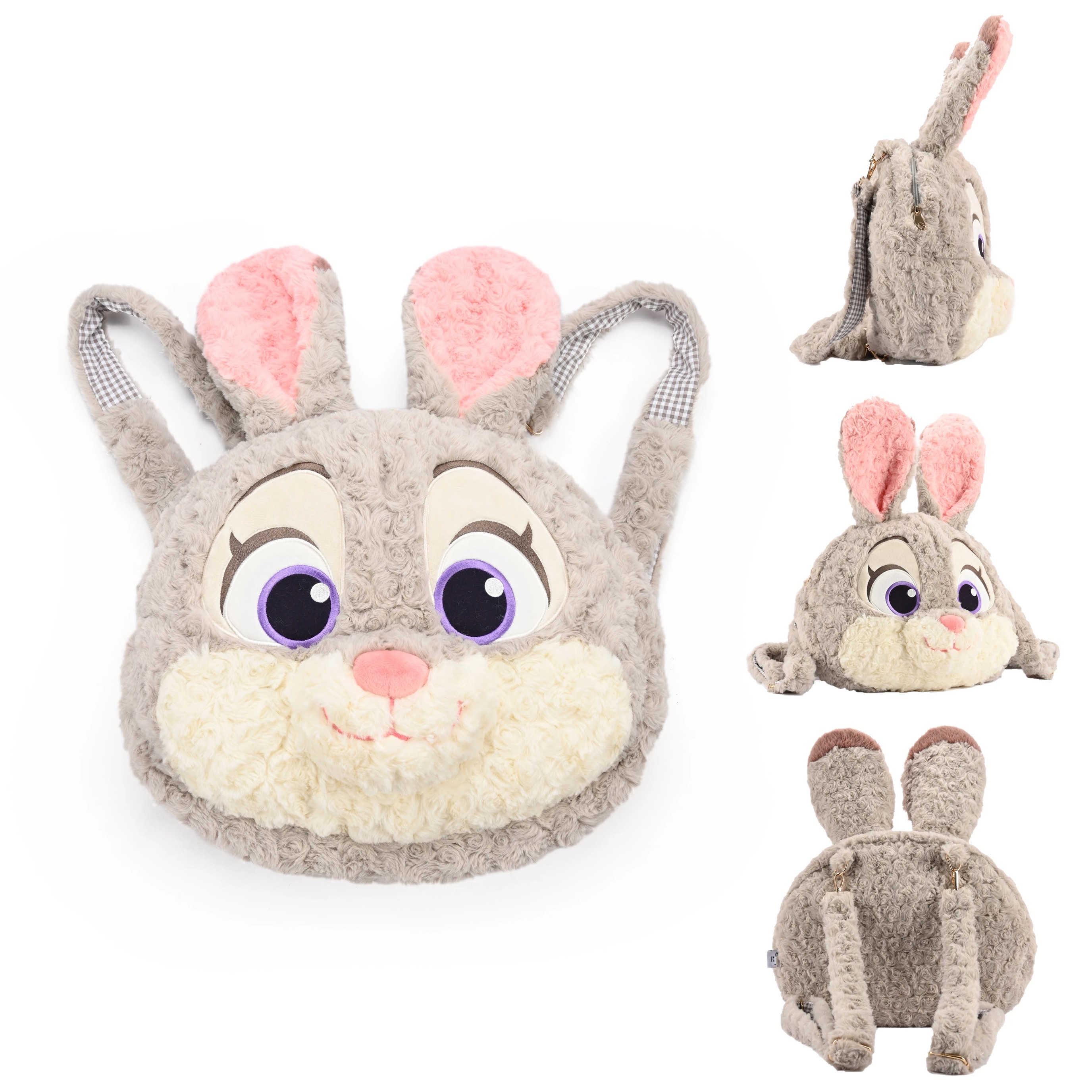 正版 疯狂动物城上映了，尼克和朱迪 双肩包+靠枕 两用