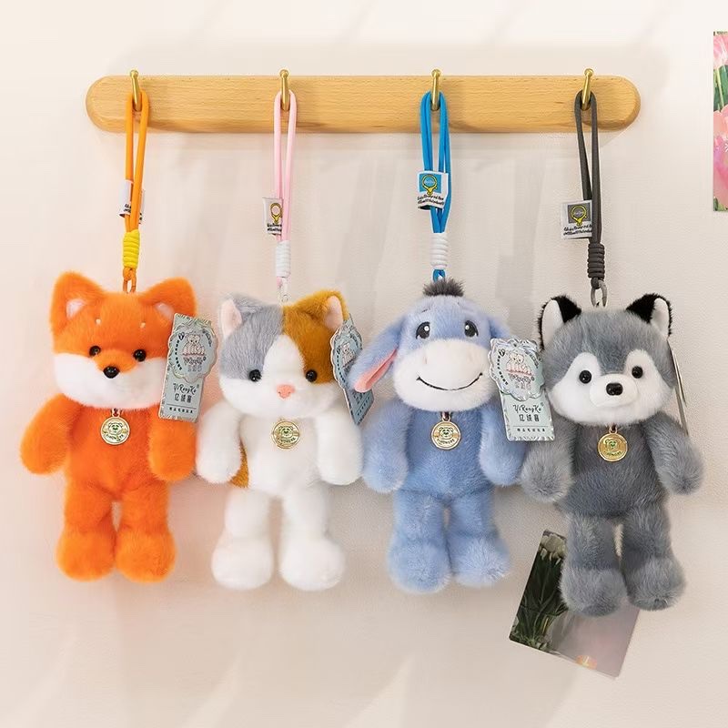 创意潮流毛绒玩具可爱玩偶儿童礼物柔软抱枕款式多样毛绒玩具玩偶创意潮流玩具