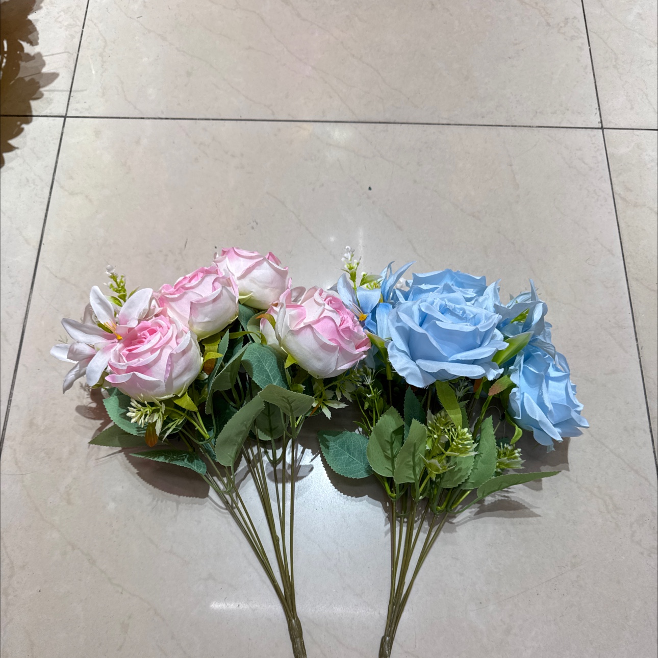 7头组合花仿真花要掃墓用的塑膠花硅胶人造花仿真花河北详情图2