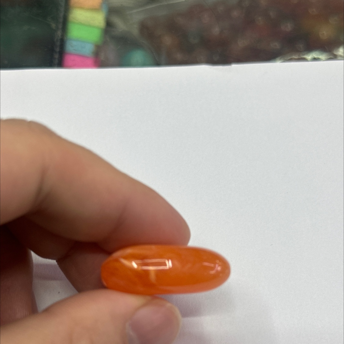 19×30mm teardrop-shaped acrylic beads Specification image