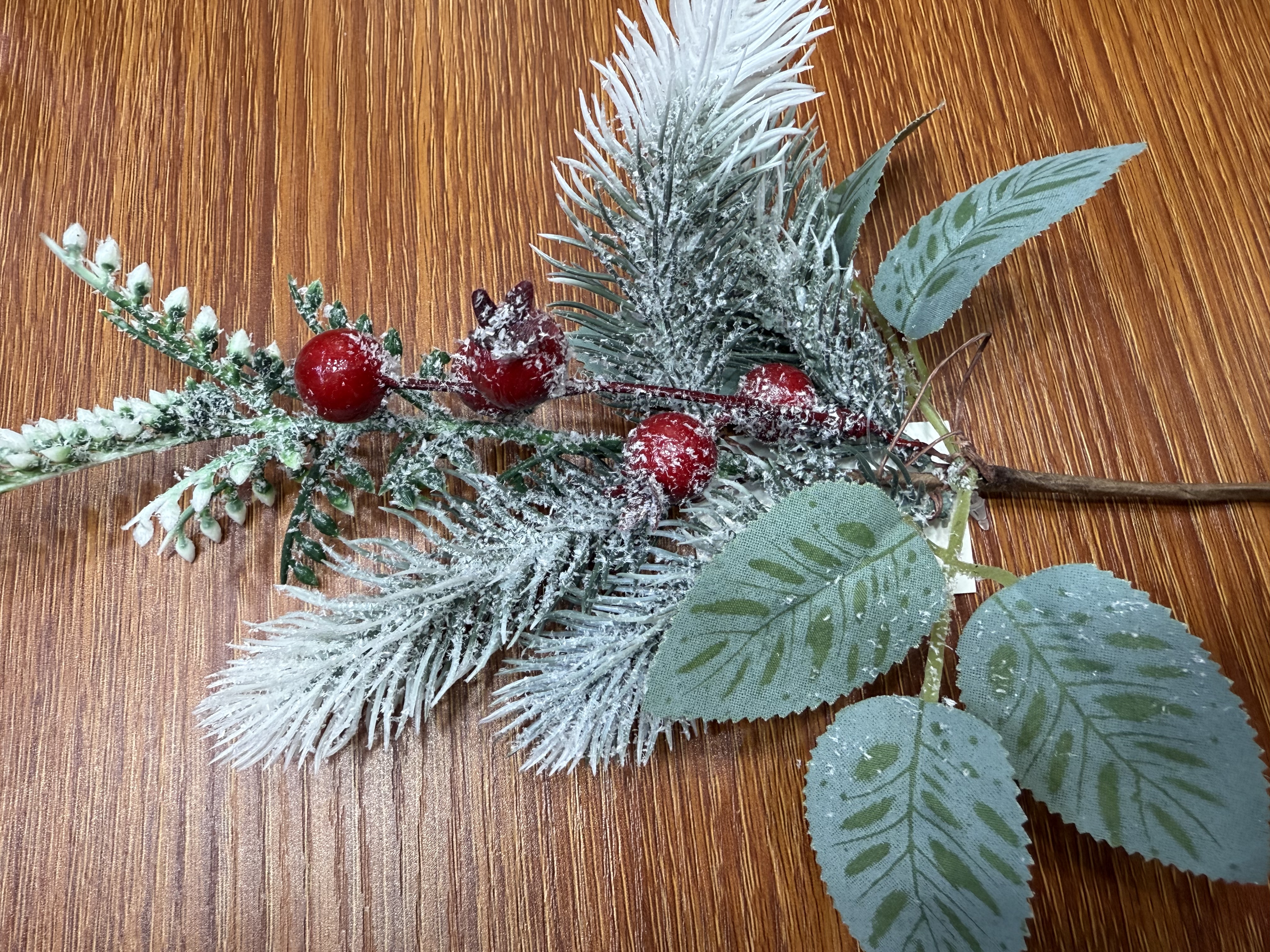 Christmas branch decorations, European and American style, country style detail image 2