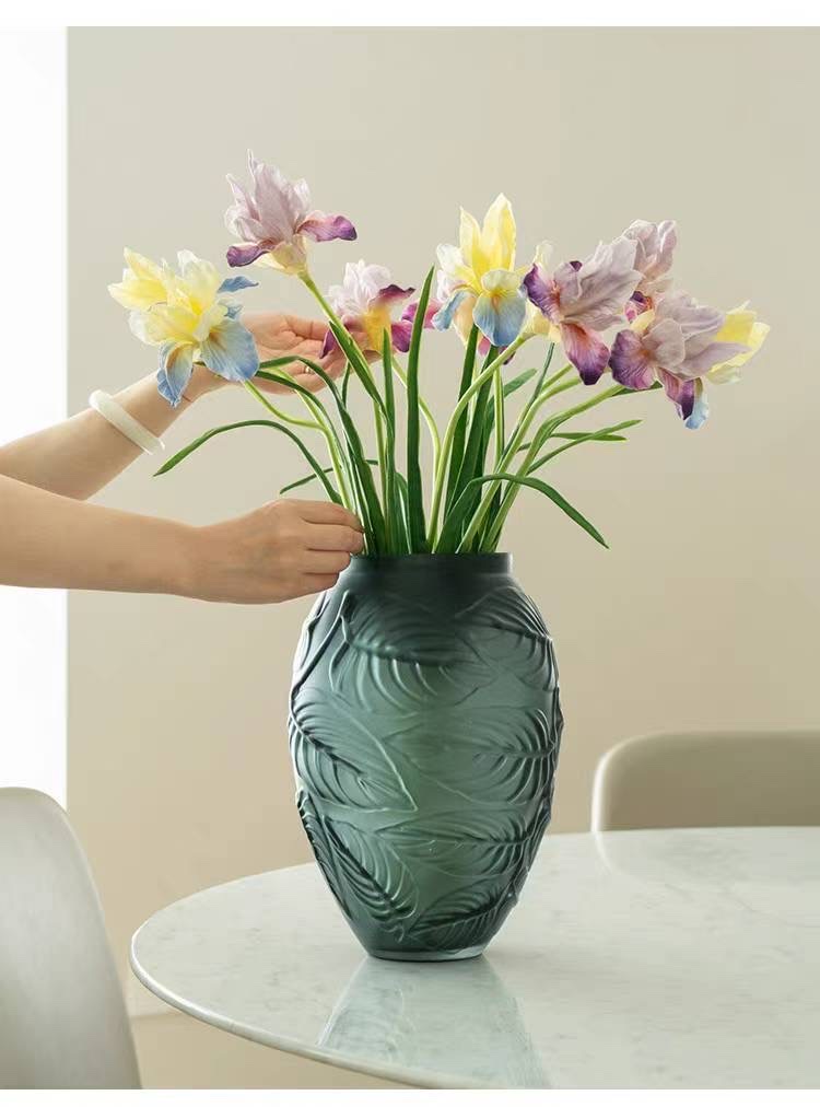 玻璃罩花瓶琉璃佛像玻璃制品装饰摆件创意家居艺术品