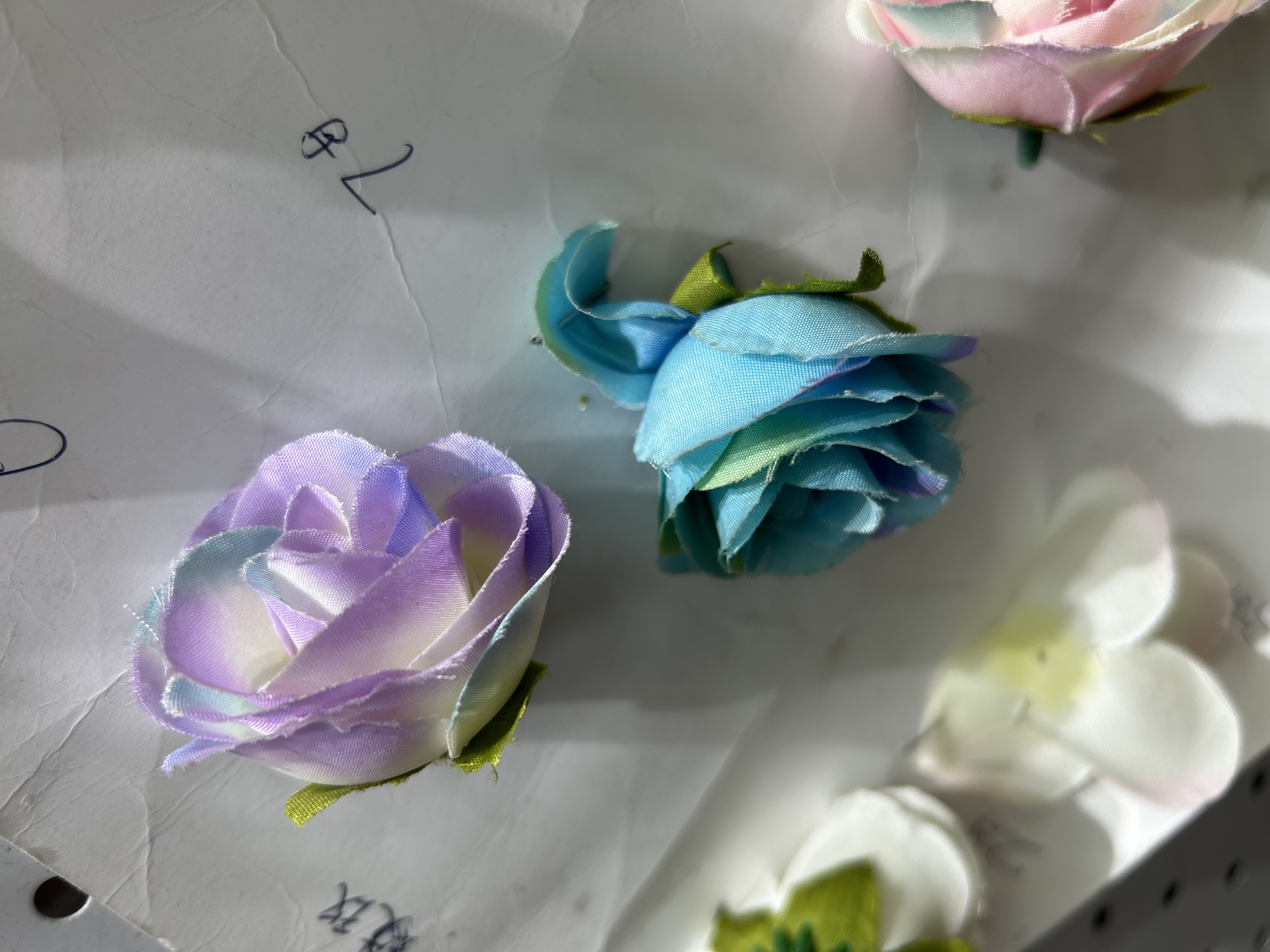 缤纷玫，仿真花花头，仿真花系列，花类细节图