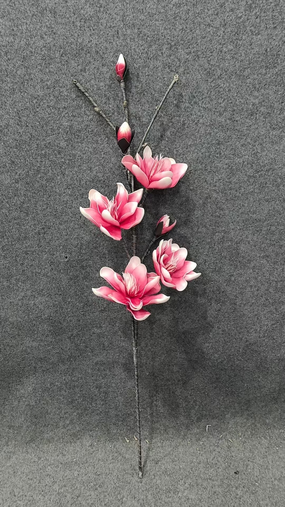 EVA泡沫装饰花，欧式装饰花，橱窗美陈装饰花 仿真花细节图