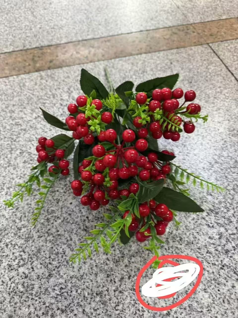 仿真花，圣诞果子详情图1