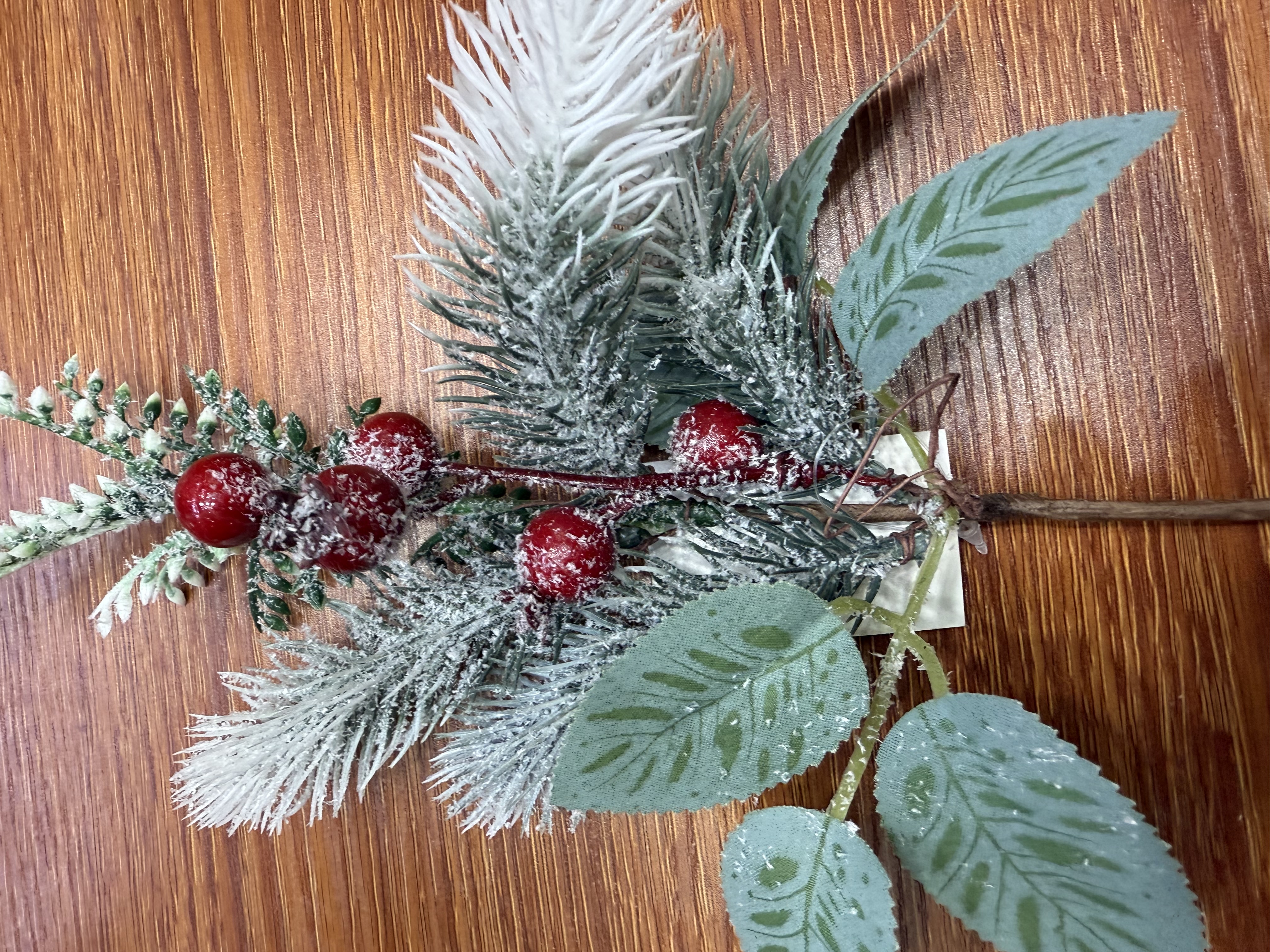 Christmas branch decorations, European and American style, country style detail image 1