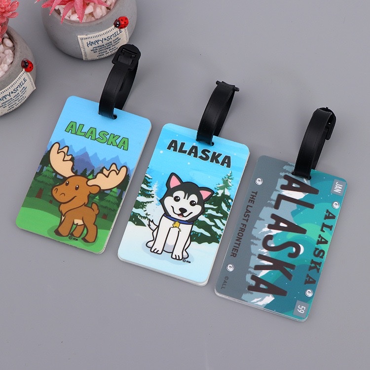 Soft silicone PVC luggage tags, boarding passes detail image 11