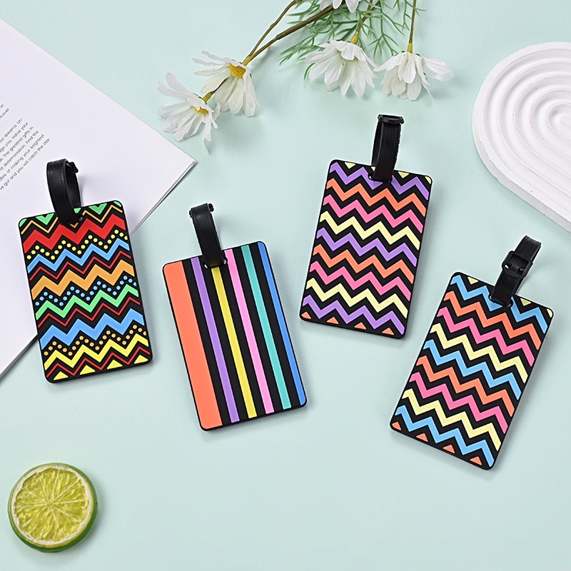 Soft silicone PVC luggage tags, boarding passes detail image 16