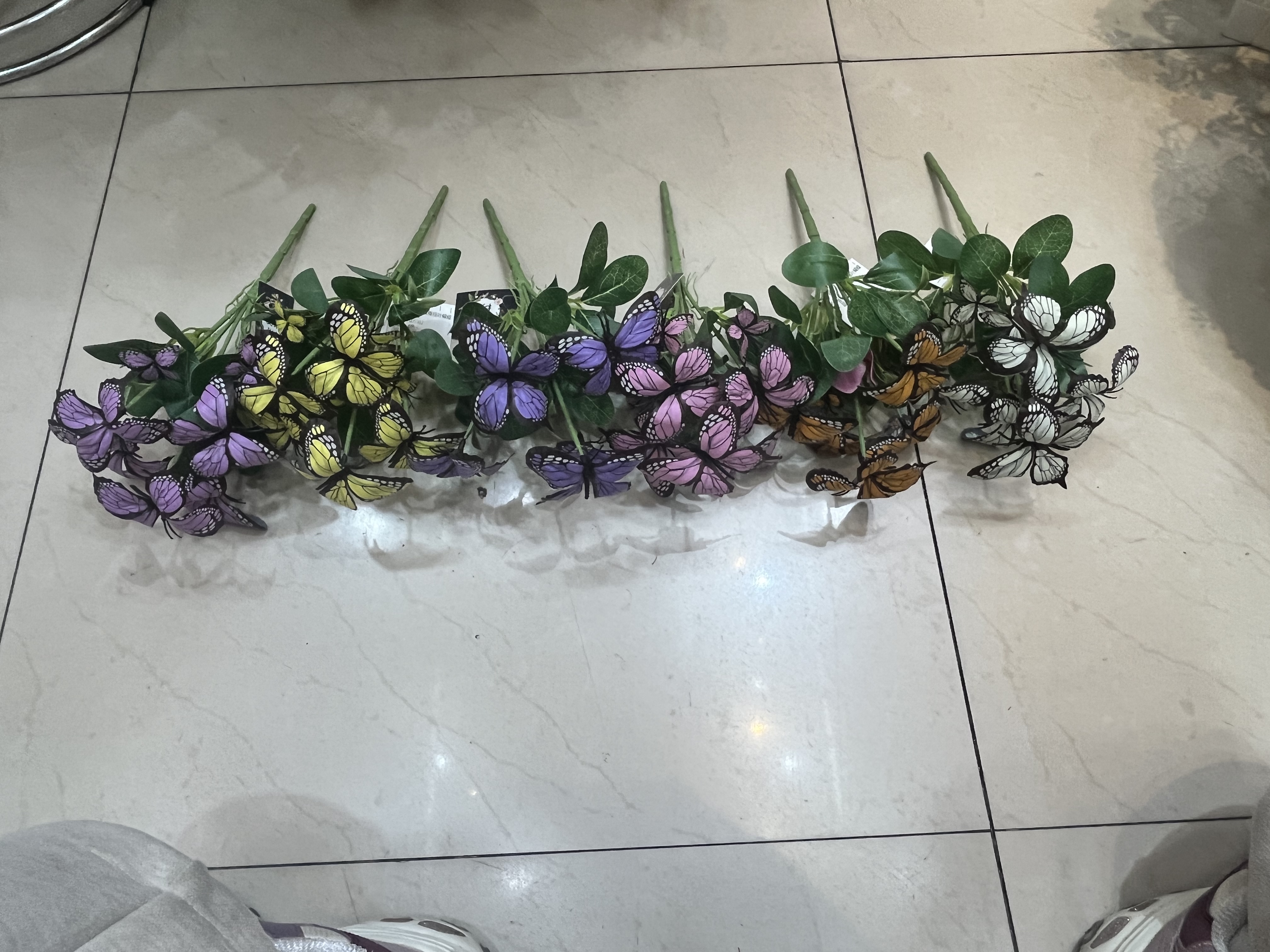 春天花园仿真花掃墓用塑膠花硅胶人造花装饰摆设河北款多色可选仿真花仿真花仿真花