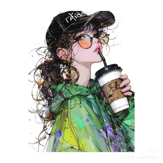 卡通贴纸细节图