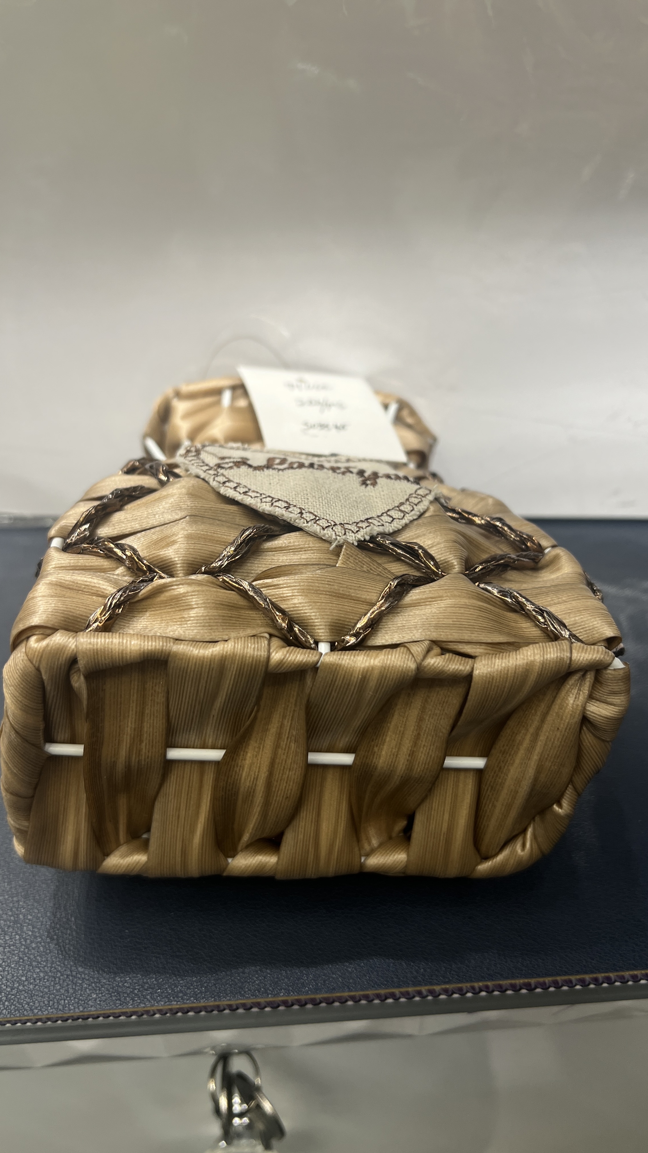 仿真花配件2025菊花花环编织工艺礼品花篮海胆壳装饰品编织工艺礼品花篮花篮花篮仿真花配件编织工艺礼品海胆壳花篮详情图4