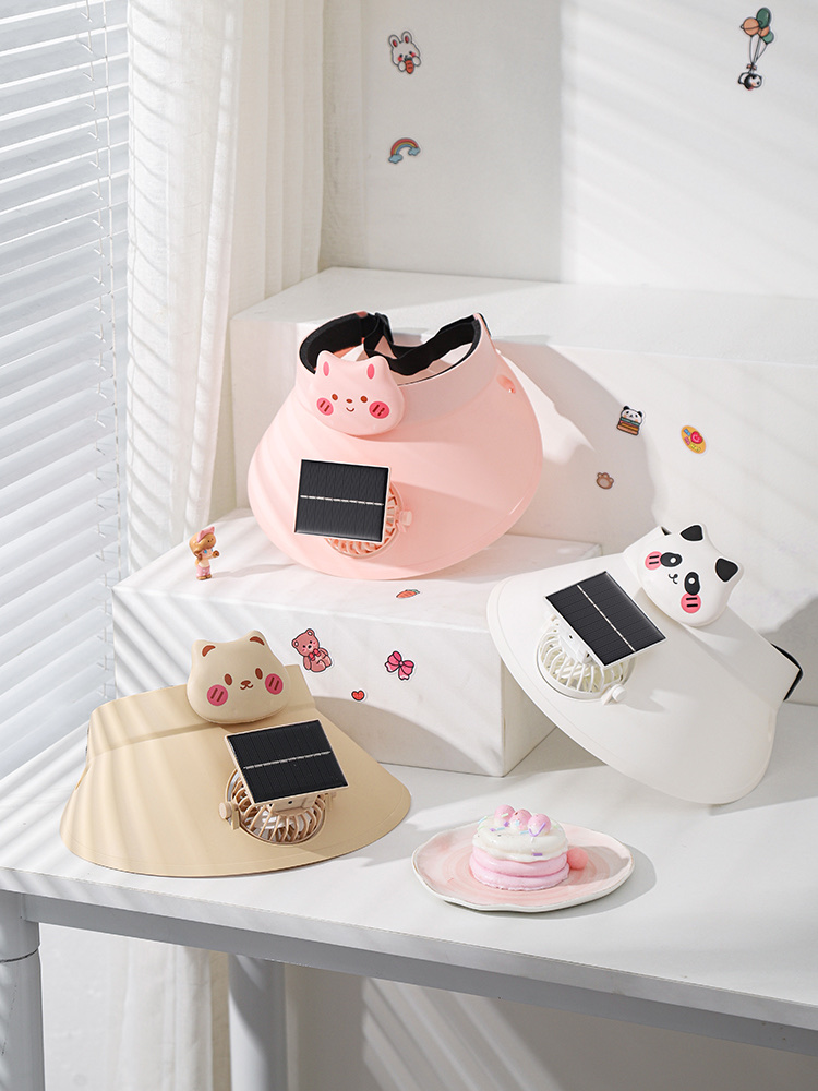 帽子风扇 太阳能小风扇  USB风扇 礼品小风扇 风扇详情图3