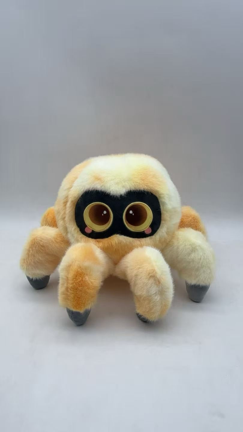 Halloween spider fruit plush doll, panda toy, plush doll, children's toy, cute pillow gift