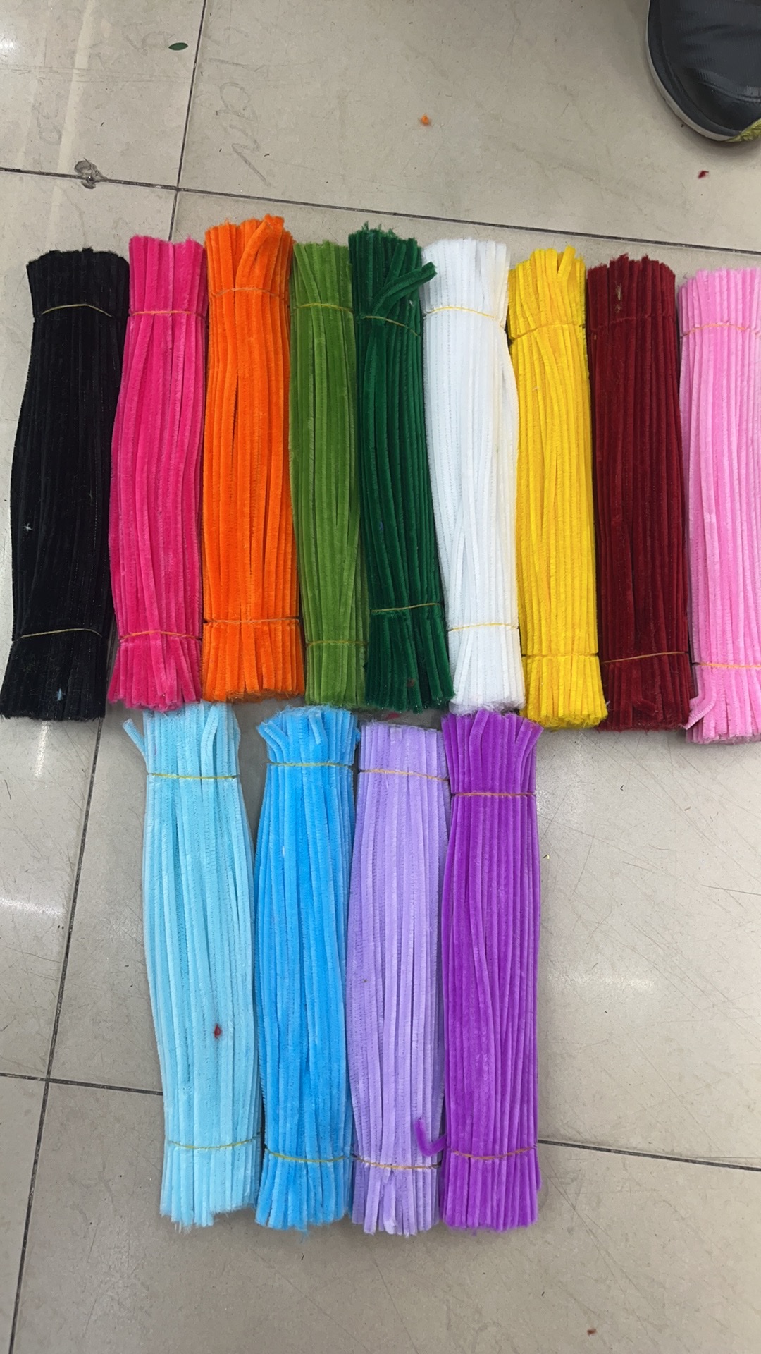 铁线扣花杆热镀锌钢丝蚕丝线金属彩丝多用途强度高室外园艺配件产品图