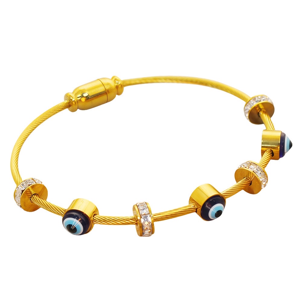 Stainless steel bracelets, fashionable and simple for both men and women, metal jewelry, versatile, personalized and trendy jewelry gifts full figure