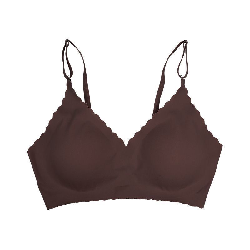 Ice Silk Summer rims Free Girls' sports vest Bra, Light and thin Ice Silk Beautiful Back underwear, oversized ultra-thin underwear for chubby girls, Ice Silk Seamless undefined