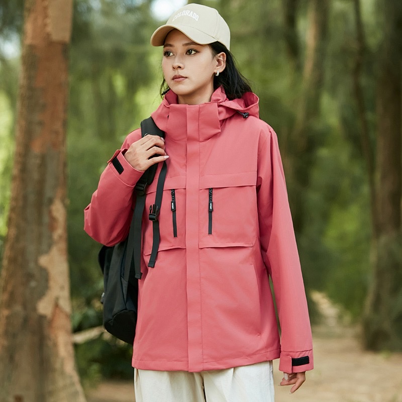 Outdoor three-in-one down jacket, men's hooded soft shell windproof and waterproof multi-functional mountaineering suit, sports jacket, down jacket, men's hooded down jacket, outdoor detail image 4