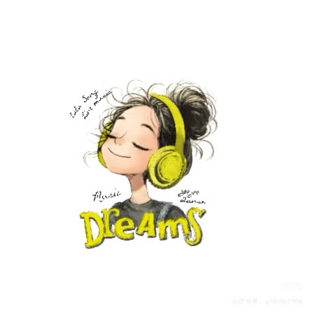 卡通贴纸白底实物图