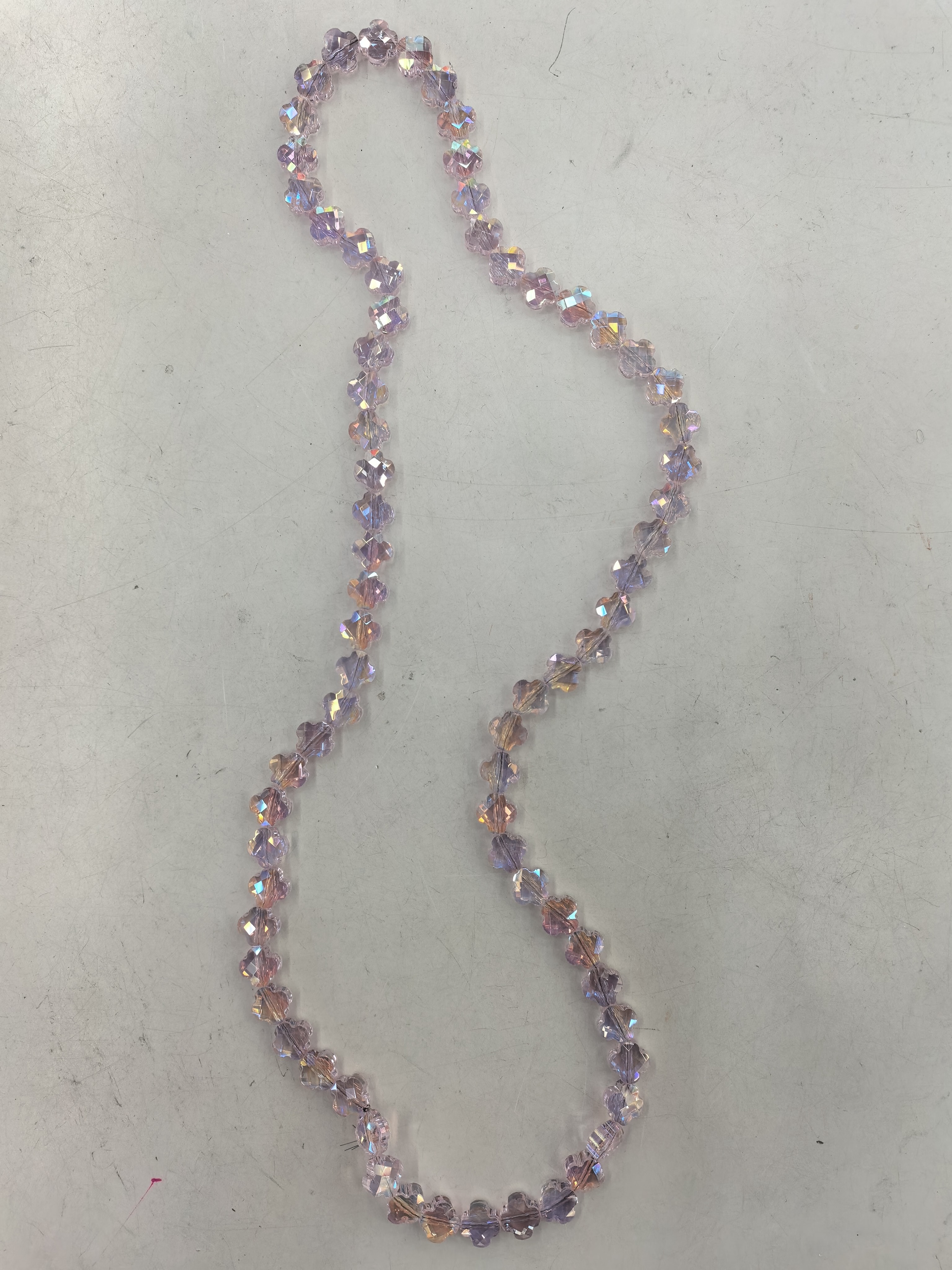 四叶草水晶8mm手工DIY配件串珠手机链手链项链珠子