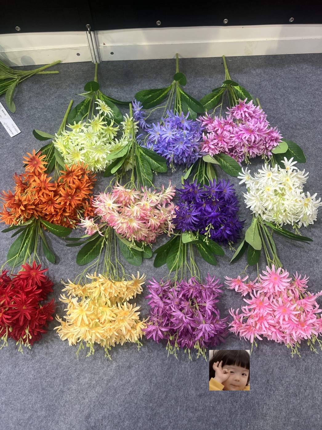 仿真假花五朵塑料花装饰摆件室内外家居装饰用品塑胶仿真花束