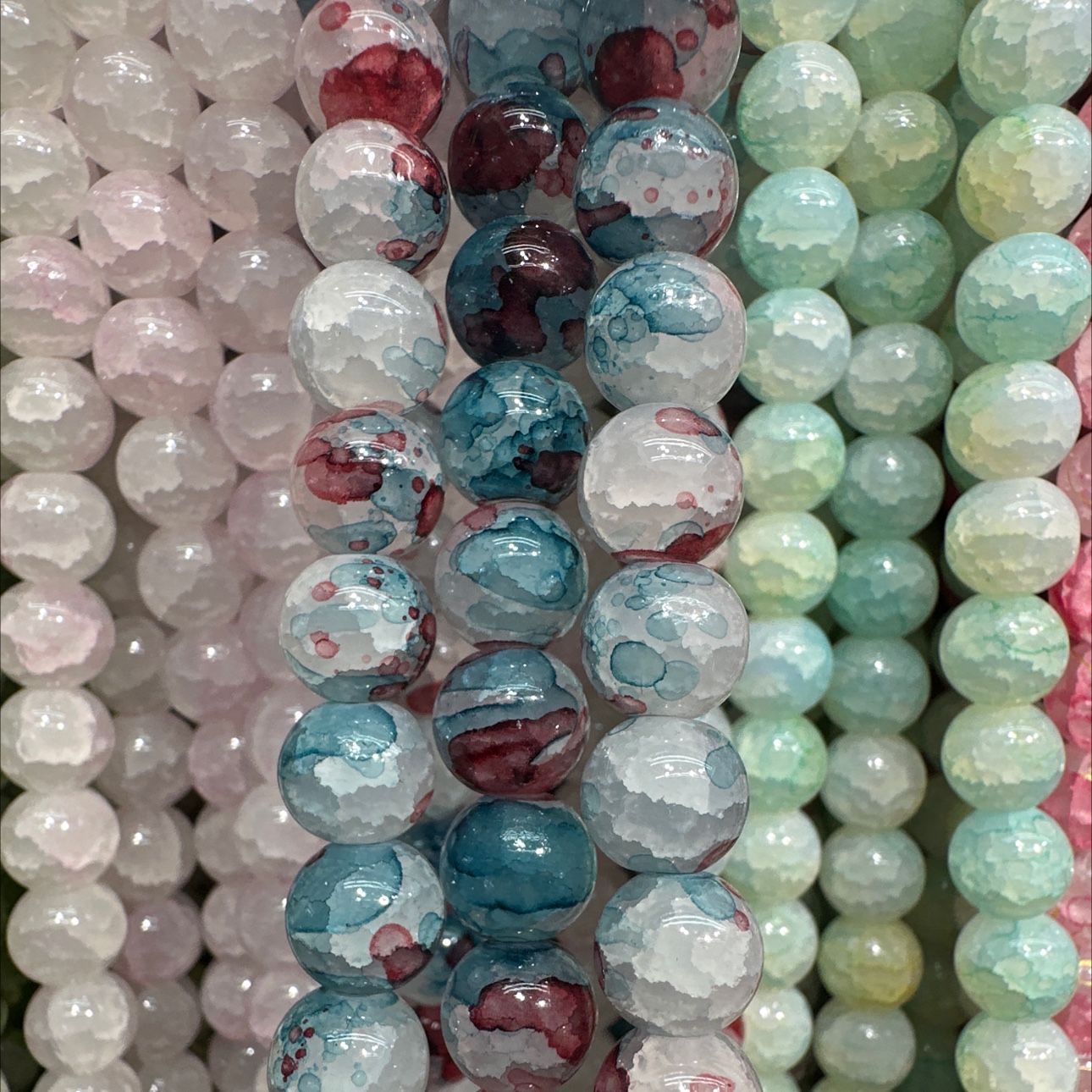 五彩绳编织朱砂手链 手串首饰 时尚女士手腕装饰 简约个性潮流配饰