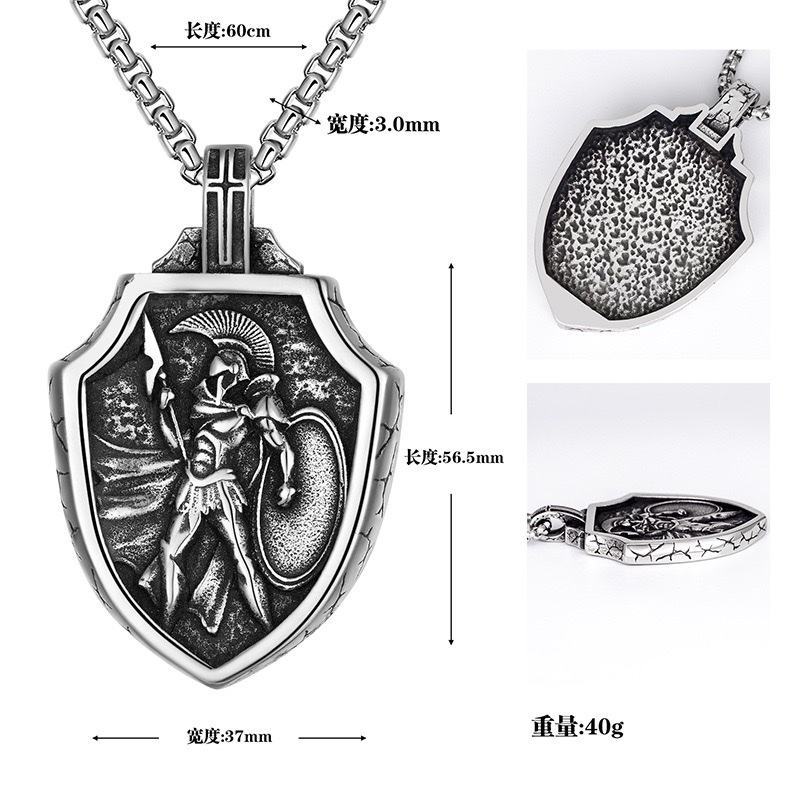 Stainless steel necklace, fashionable jewelry, simple and versatile, men's and women's long trendy accessory, stainless steel necklace details Picture