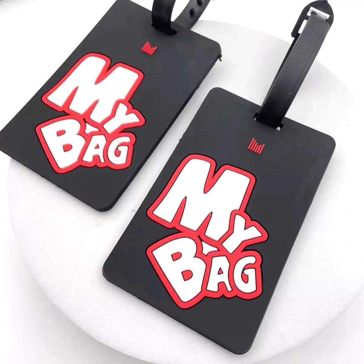 Soft silicone PVC luggage tags, boarding passes detail image 8