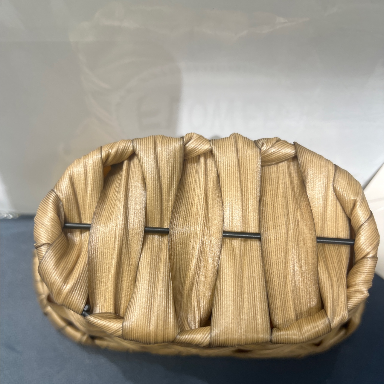 仿真花配件2025菊花花环编织工艺礼品花篮海胆壳装饰品编织工艺礼品花篮详情图3