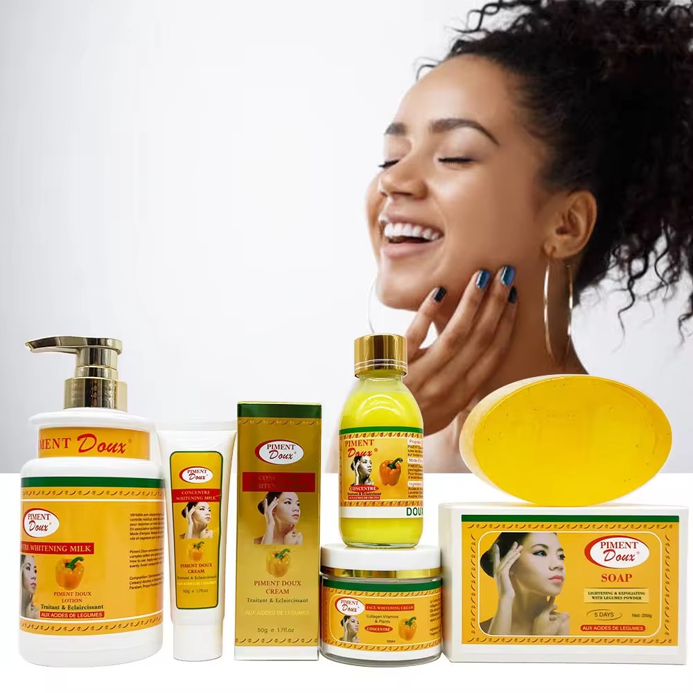 Piment Doux Whitening and Anti Ache Skincare Set 