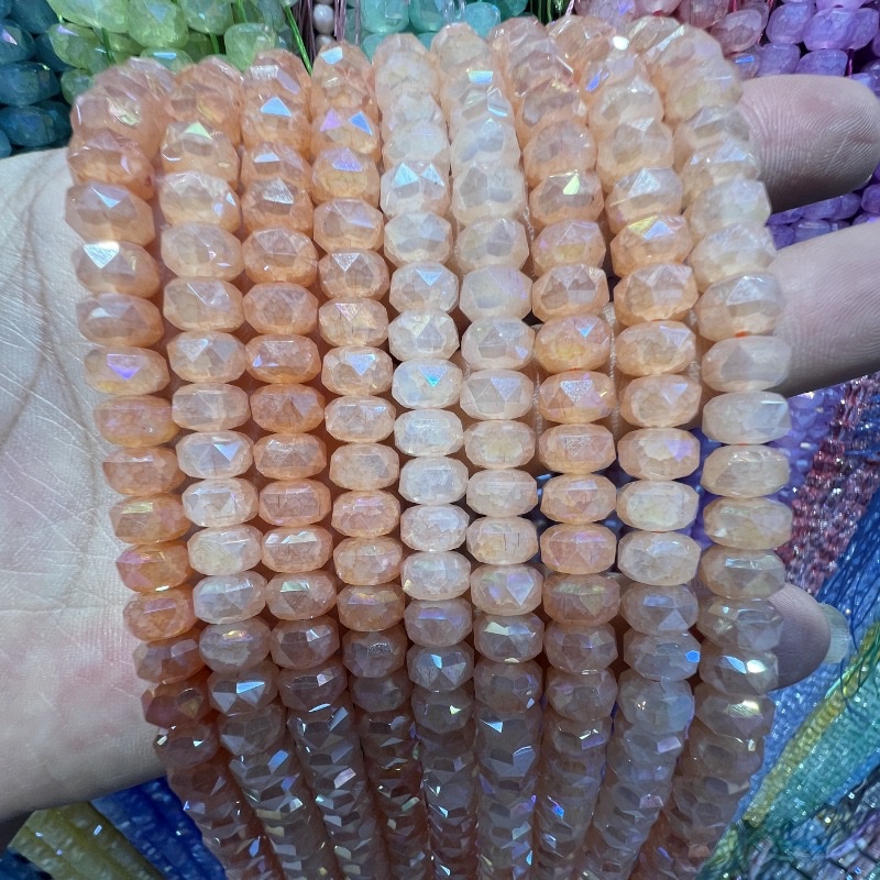 透明车轮串珠米珠木珠手工DIY配饰材料多色装饰品配珠50g详情图3