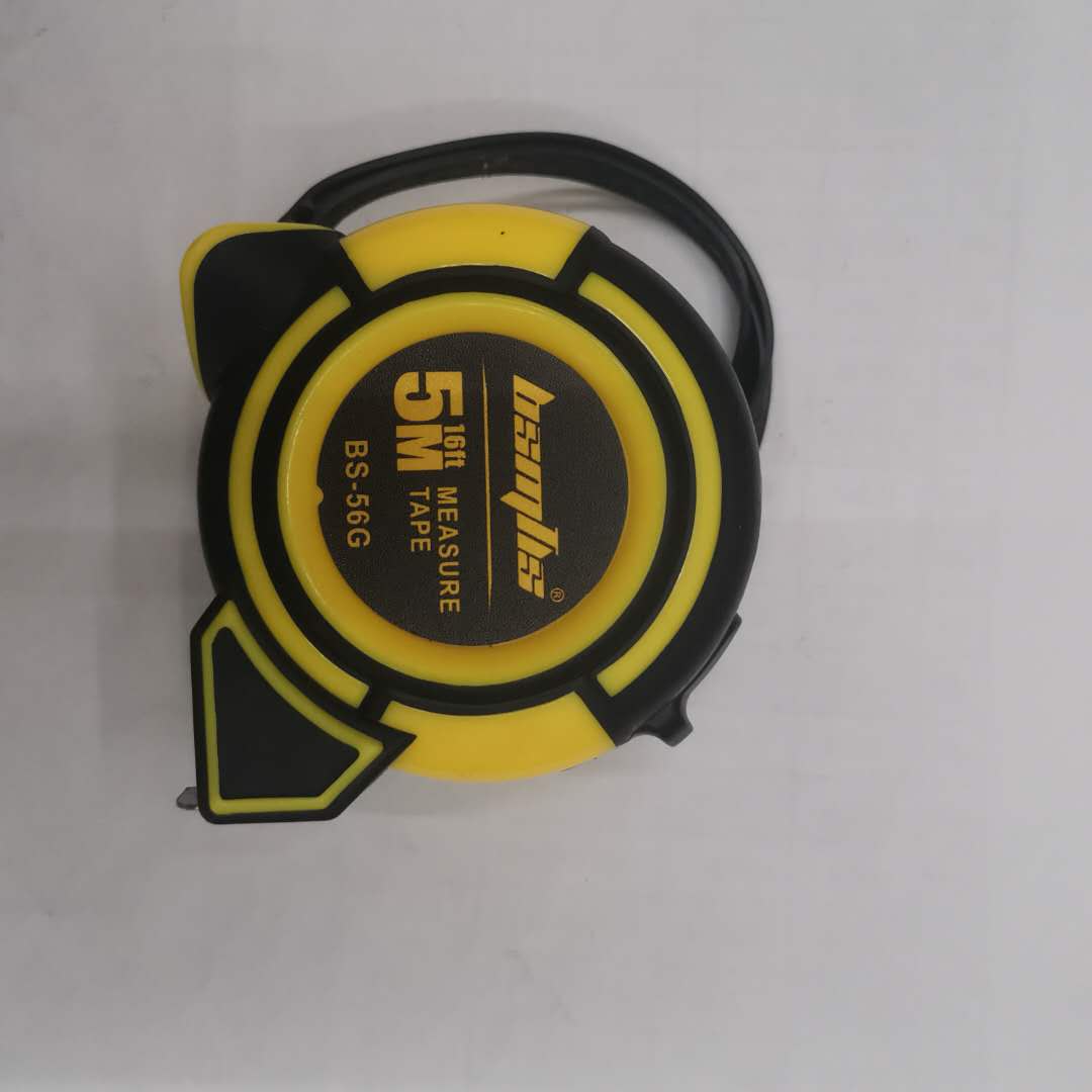 5m自动伸缩钢卷尺包塑尺测量工具批发不锈钢卷尺