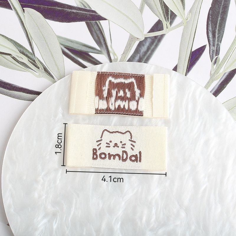 Cute little animal fabric labels, fabric stickers, woven labels, diy decorative bags, hair bands, decorative patches, sewing accessories Item Picture