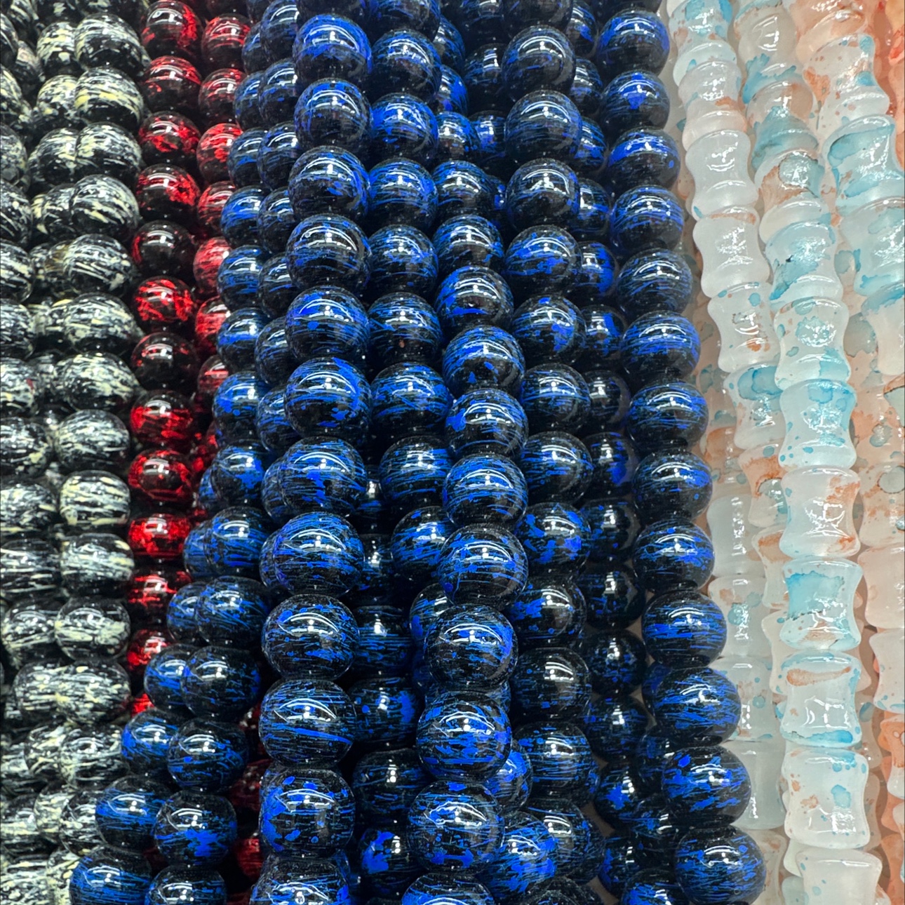 10厘圈圈珠和10厘玉碎手链